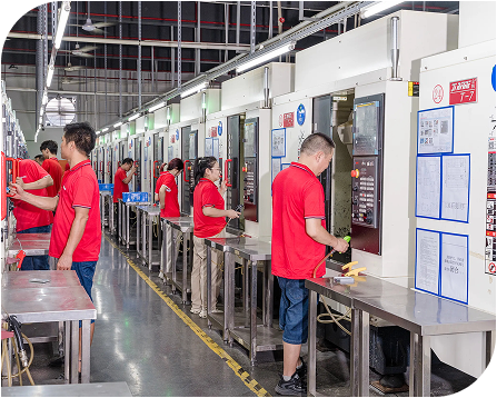 Precision CNC machining process